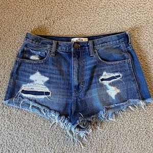 Hollister Frayed Jean Shorts